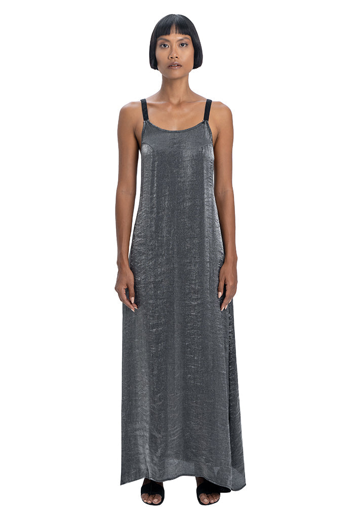 Maxi dress in silver - DESU clothing