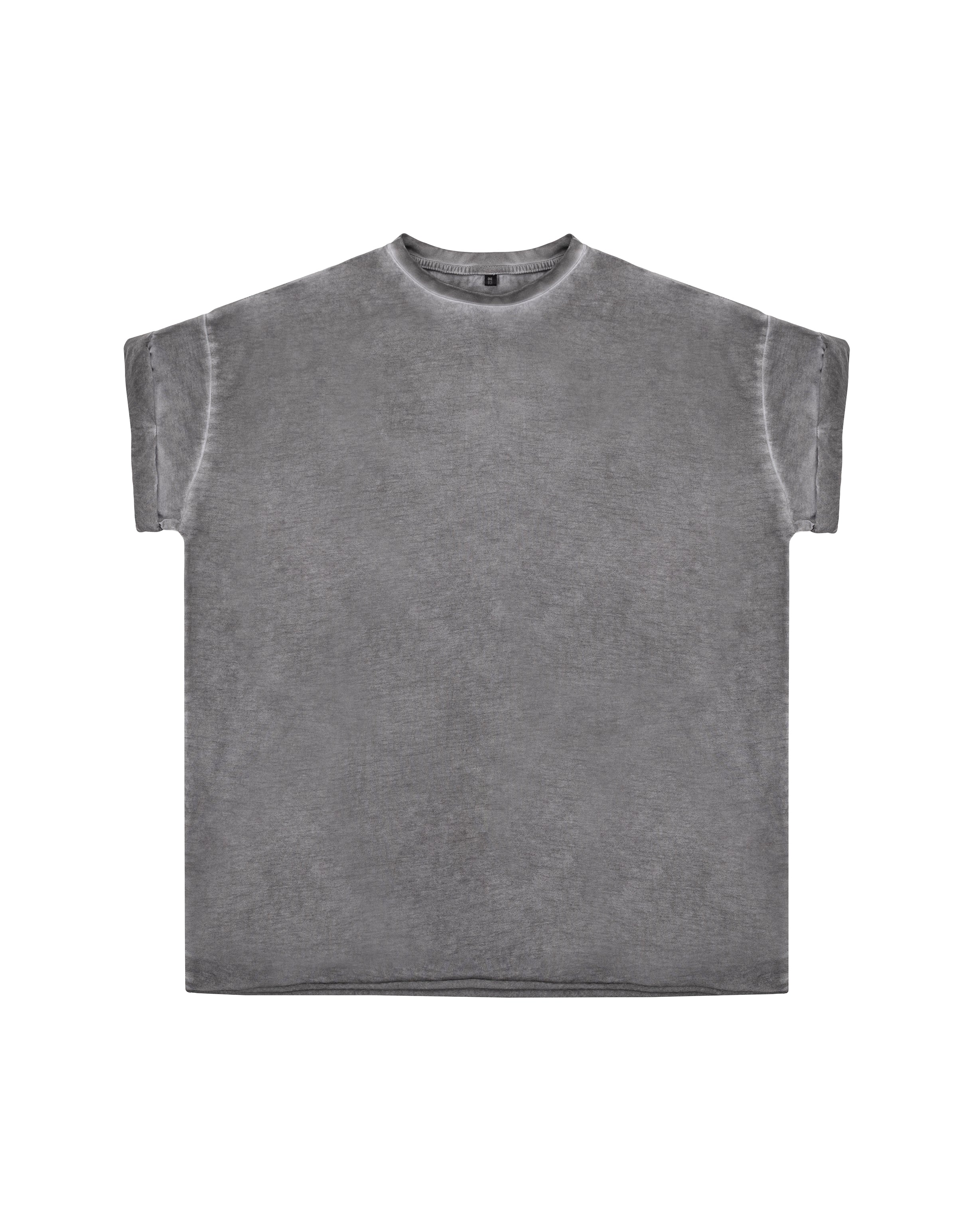 Rhinestone t-shirt in grey