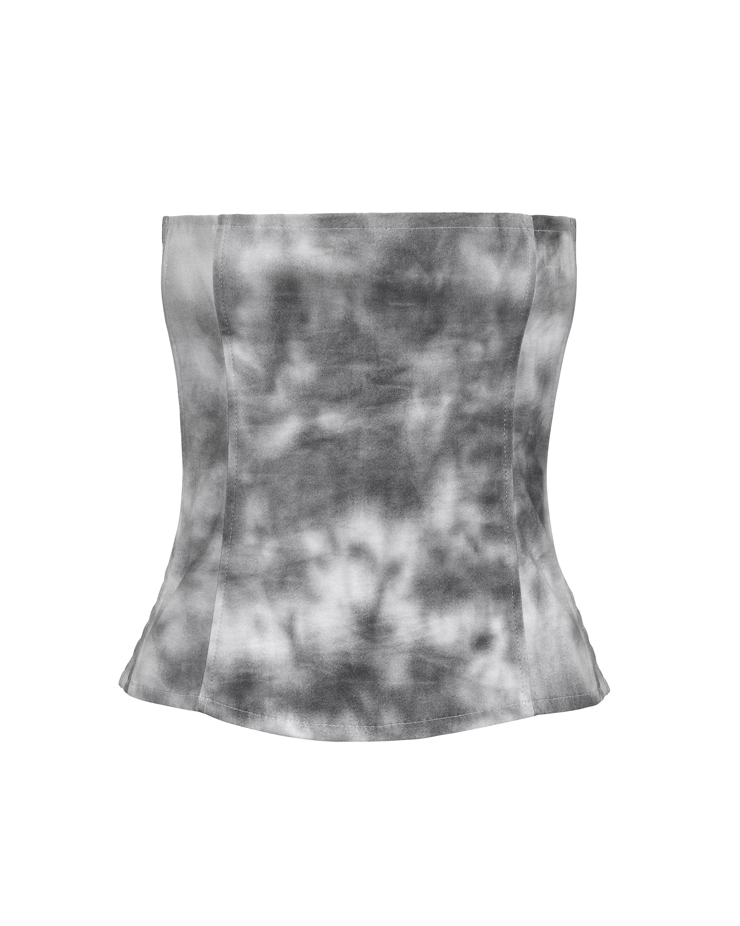 Tie dye corset