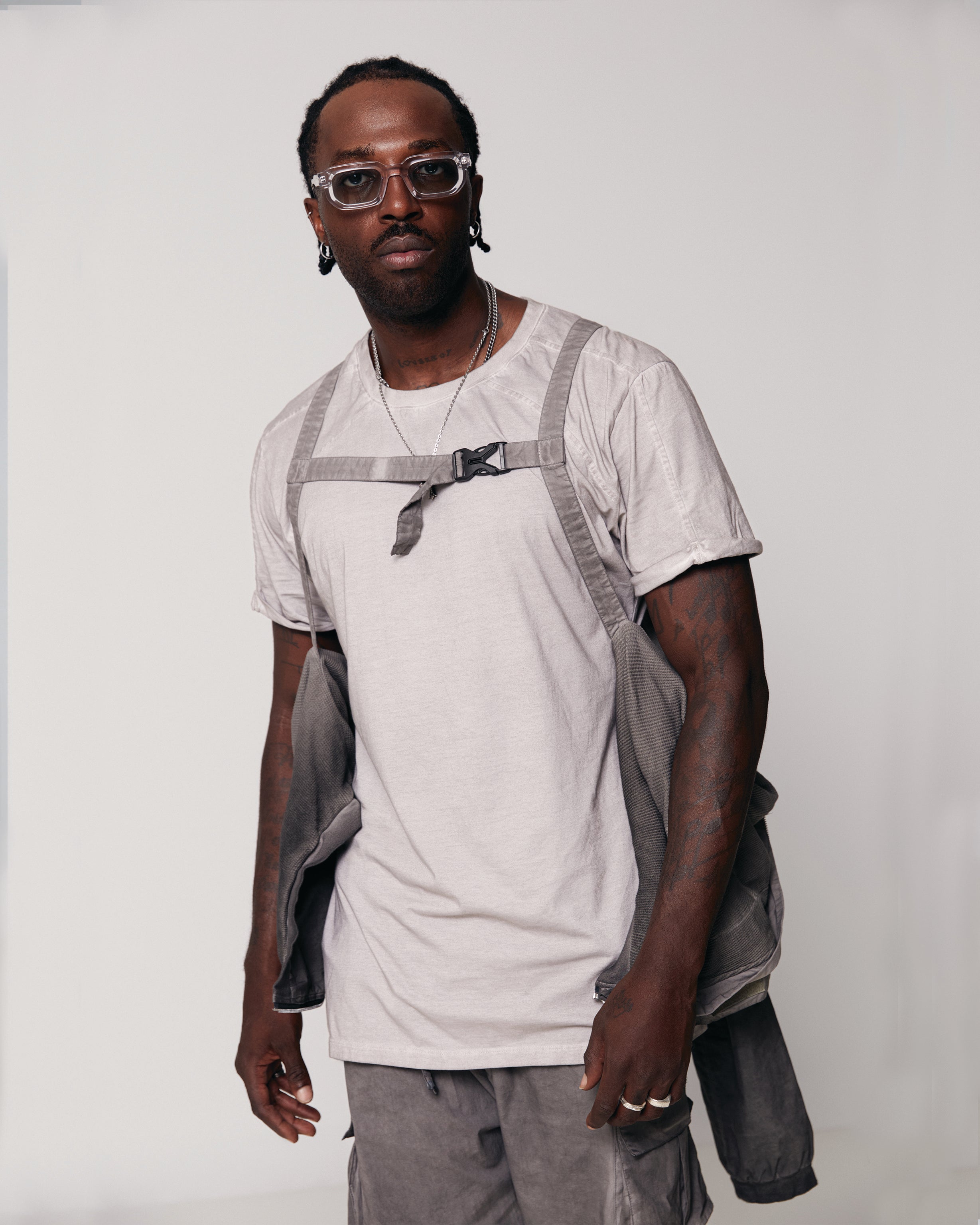 Tony t-shirt in light grey