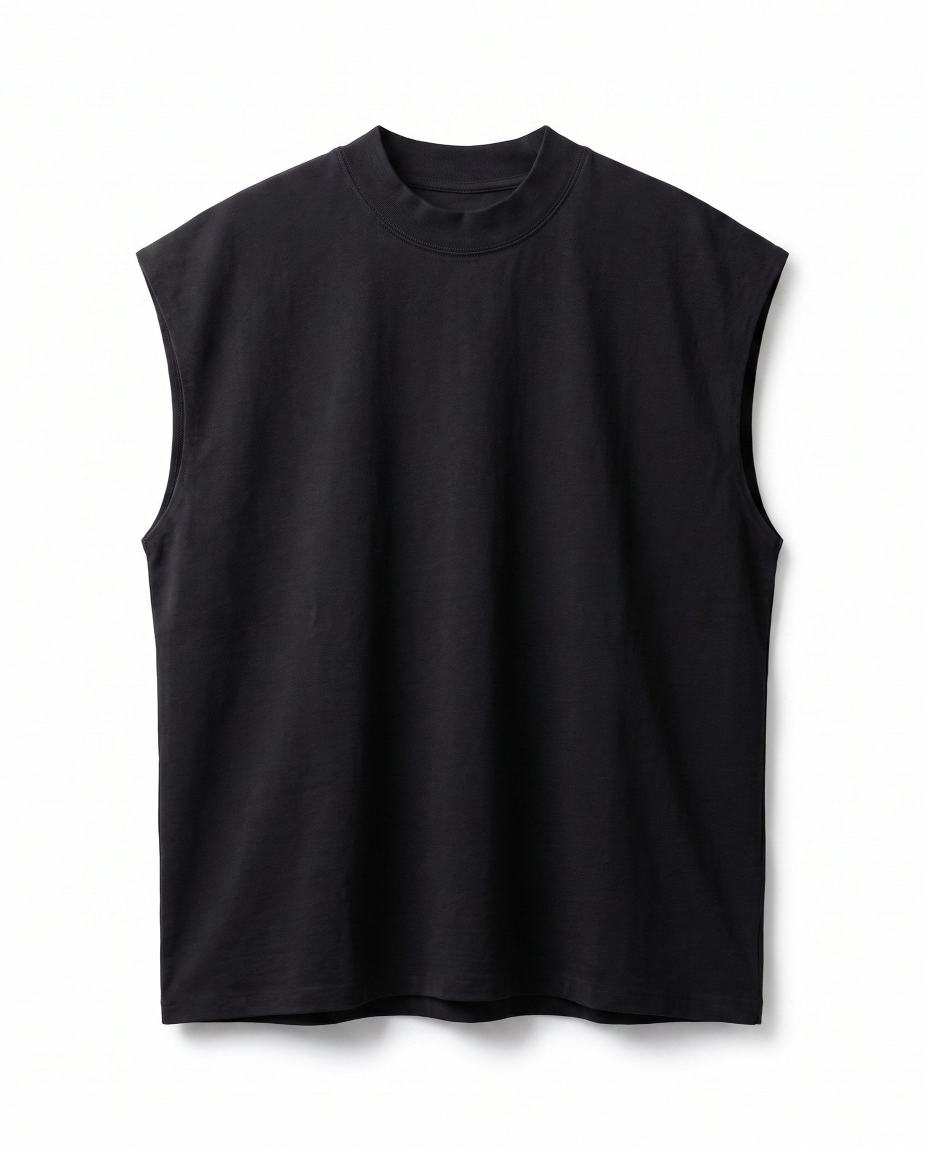 Turtle Neck T-shirt in black